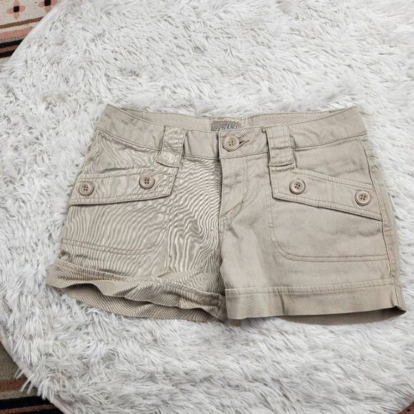 Bebop Khaki Shorts Junior Women's Size 3 - Picture 1 of 4